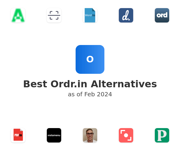 Best Ordr.in Alternatives