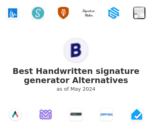 Best Handwritten signature generator Alternatives