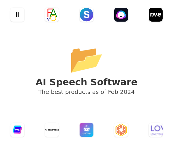 The best AI Speech products