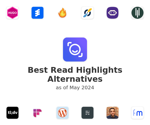 Best Read Highlights Alternatives