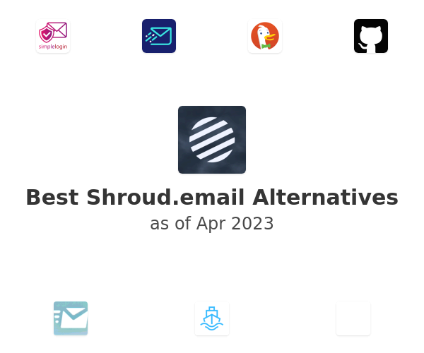 Best Shroud.email Alternatives