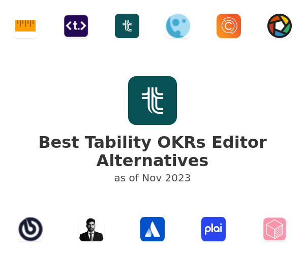 Best Tability OKRs Editor Alternatives