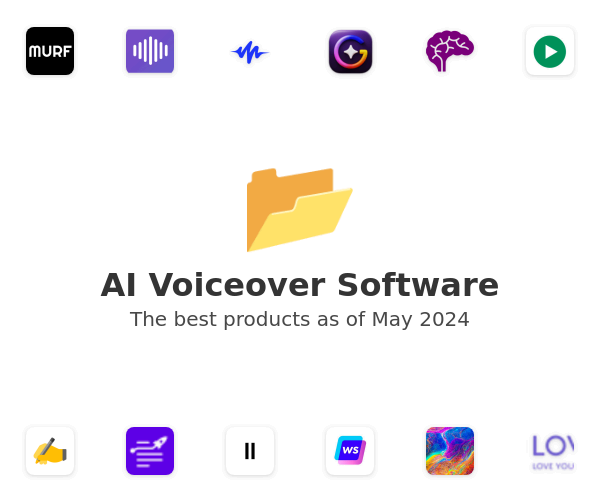 The best AI Voiceover products