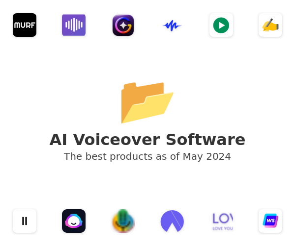 The best AI Voiceover products