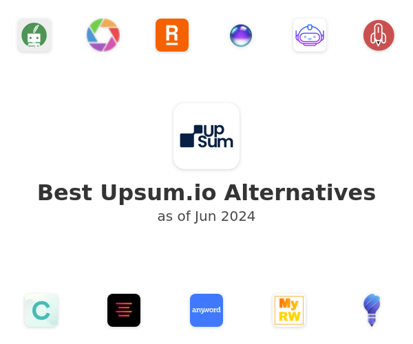 Best Upsum.io Alternatives