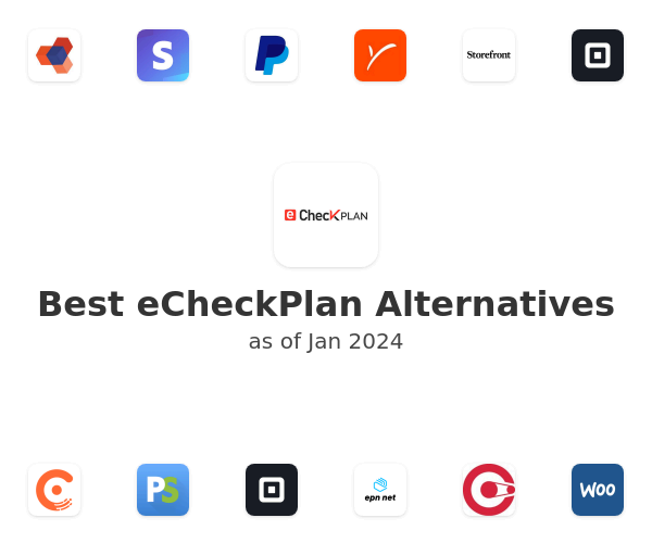 Best eCheckPlan Alternatives