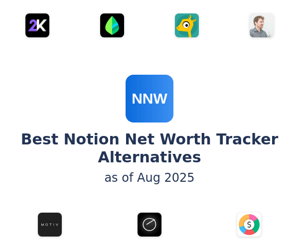 Best Notion Net Worth Tracker Alternatives