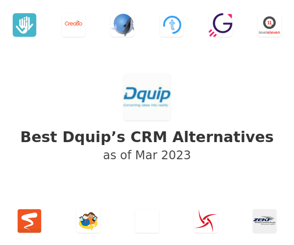 Best Dquip’s CRM Alternatives