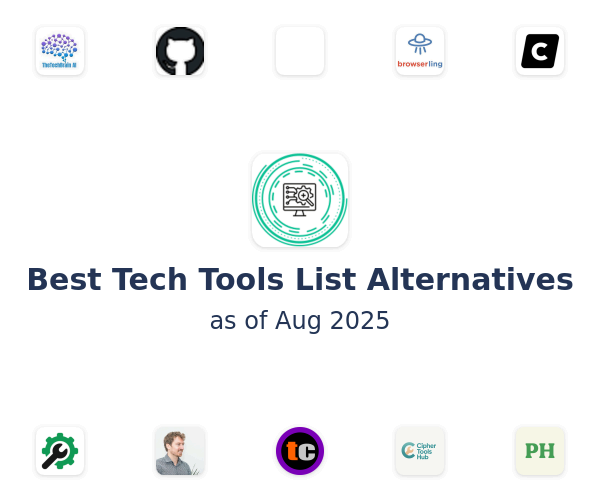 Best Tech Tools List Alternatives