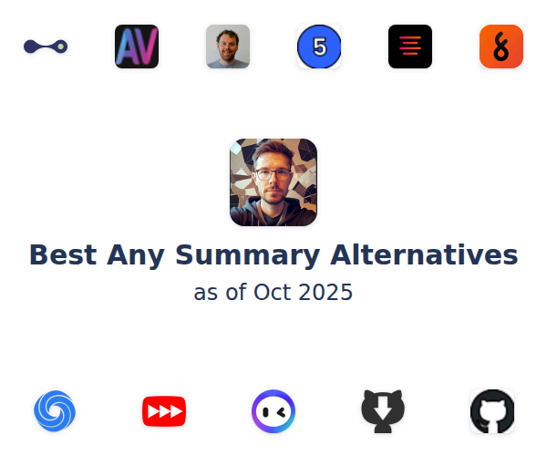 Best Any Summary Alternatives