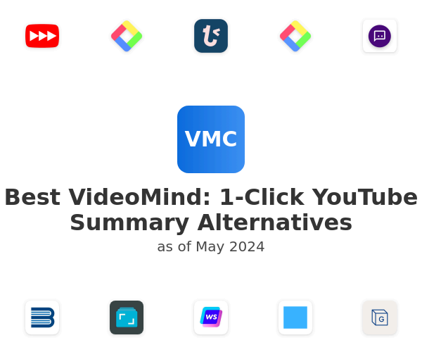 Best VideoMind: 1-Click YouTube Summary Alternatives