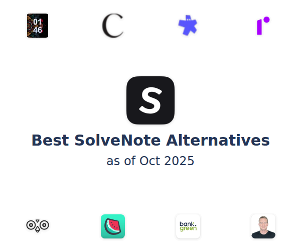 Best SolveNote Alternatives