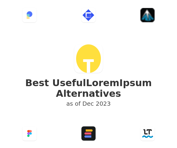 Best UsefulLoremIpsum Alternatives