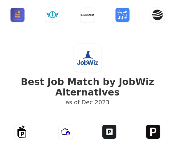 Best Job Match by JobWiz Alternatives