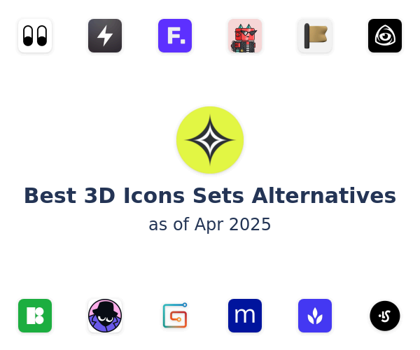 Best 3D Icons Sets Alternatives
