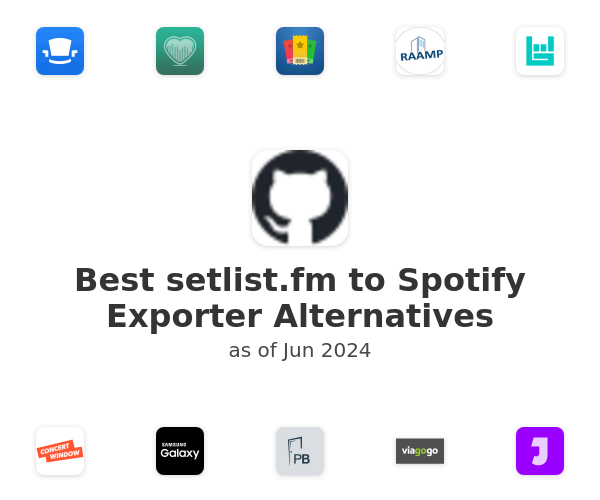 Best setlist.fm to Spotify Exporter Alternatives