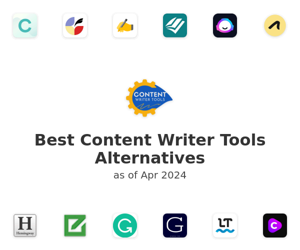 Best Content Writer Tools Alternatives