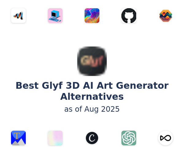 Best Glyf 3D AI Art Generator Alternatives