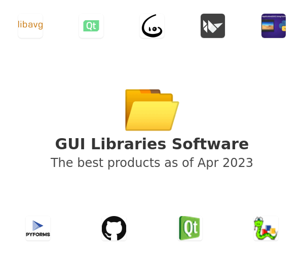 The best GUI Libraries products