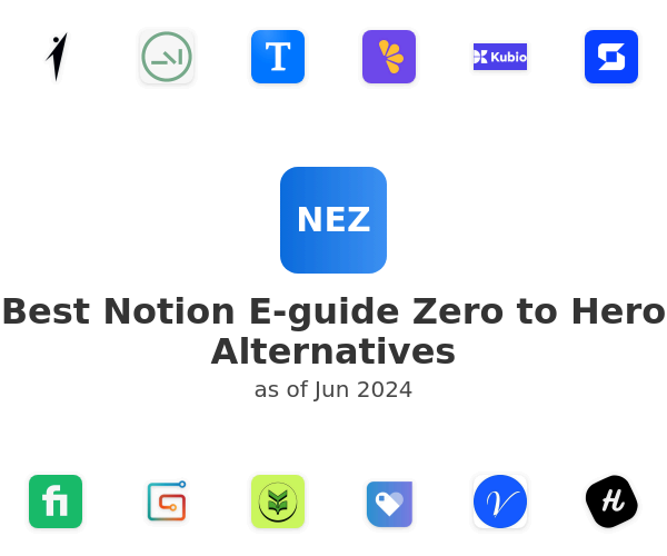 Best Notion E-guide Zero to Hero Alternatives