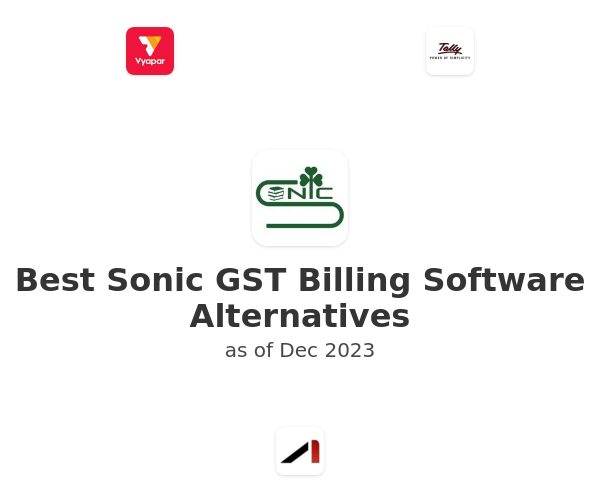 Best Sonic GST Billing Software Alternatives