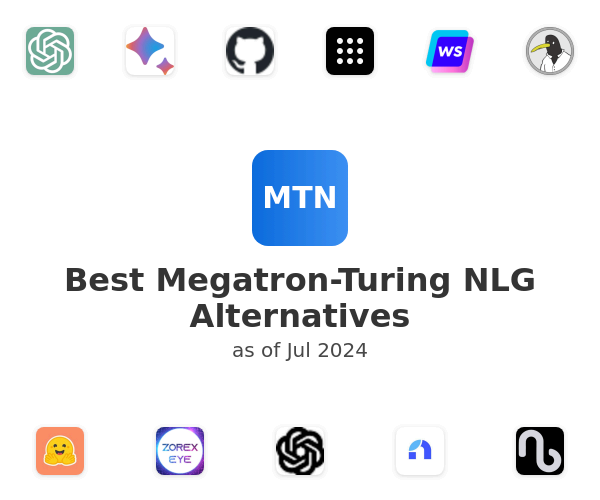 Best Megatron-Turing NLG Alternatives