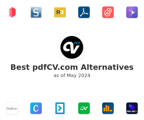 Best pdfCV.com Alternatives