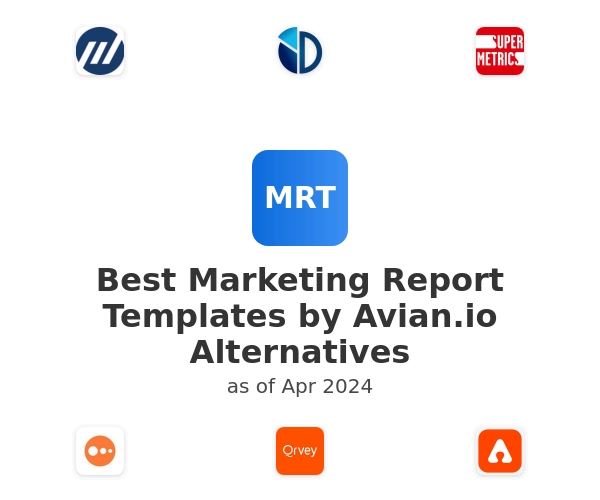 Best Marketing Report Templates by Avian.io Alternatives
