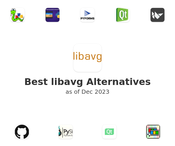 Best libavg Alternatives