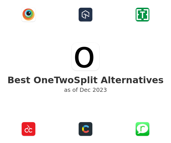 Best OneTwoSplit Alternatives