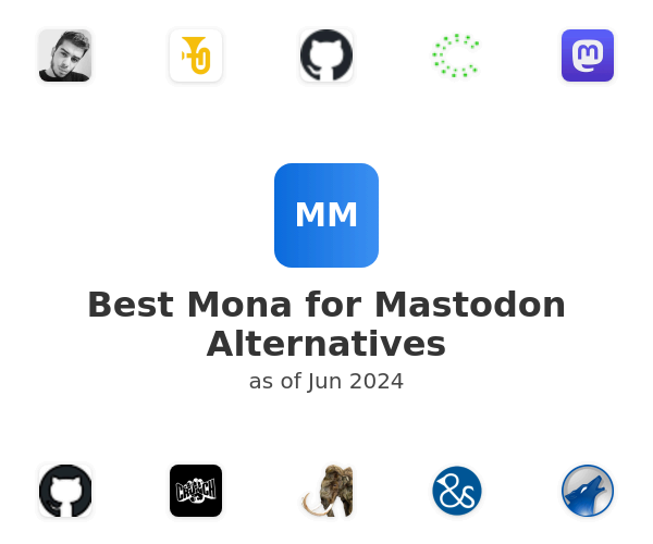 Best Mona for Mastodon Alternatives
