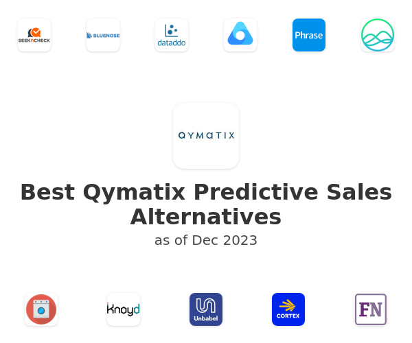 Best Qymatix Predictive Sales Alternatives