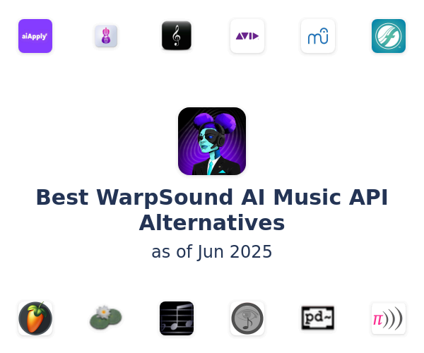 Best WarpSound AI Music API Alternatives