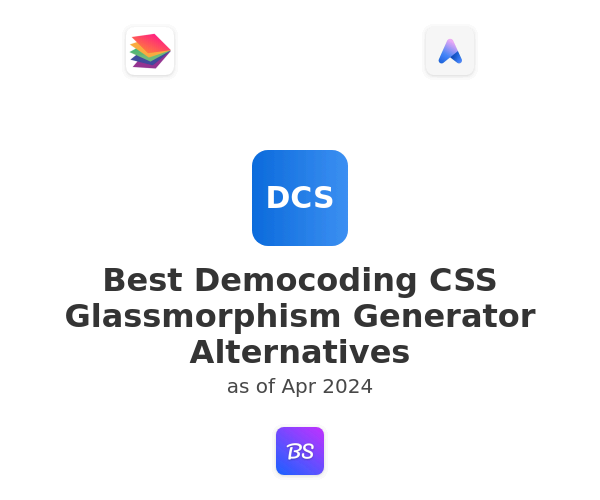 Best Democoding CSS Glassmorphism Generator Alternatives