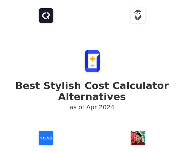 Best Stylish Cost Calculator Alternatives