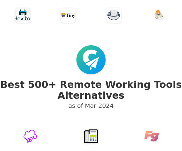 Best 500+ Remote Working Tools Alternatives