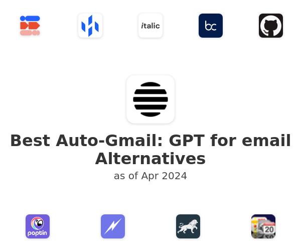 Best Auto-Gmail: GPT for email Alternatives