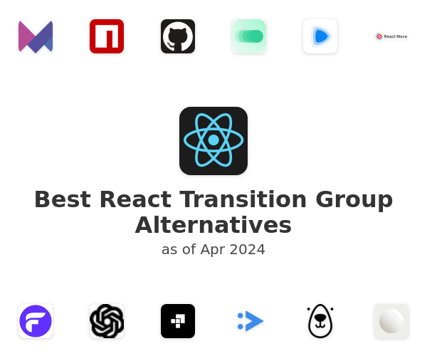 Best React Transition Group Alternatives