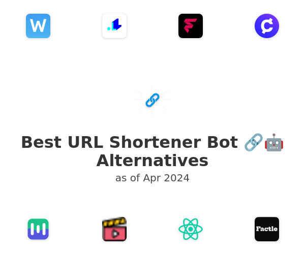Best URL Shortener Bot 🔗🤖 Alternatives