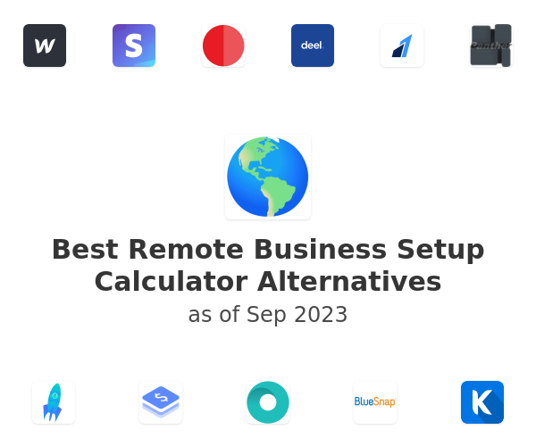 Best Remote Business Setup Calculator Alternatives