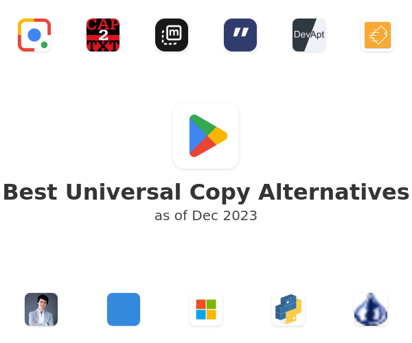 Best Universal Copy Alternatives