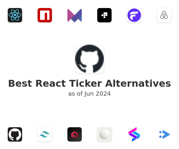 Best React Ticker Alternatives