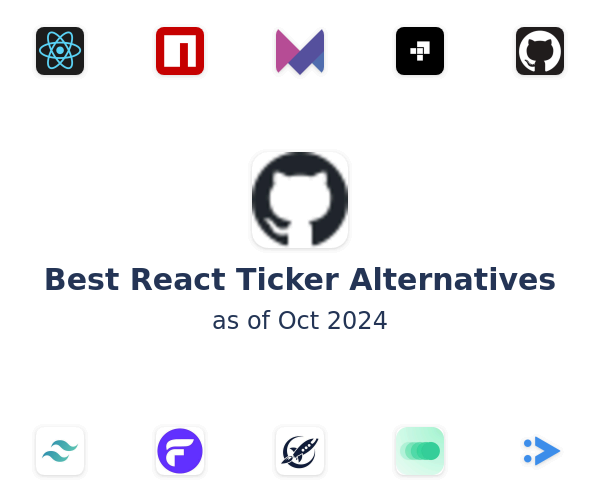 Best React Ticker Alternatives