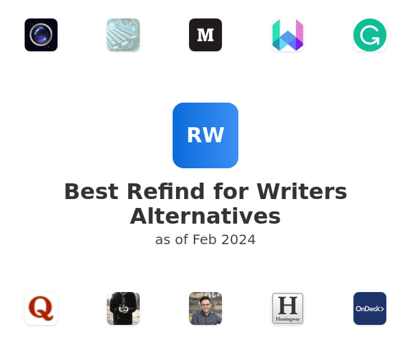 Best Refind for Writers Alternatives