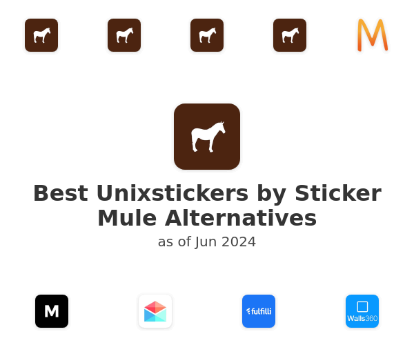 Best Unixstickers by Sticker Mule Alternatives