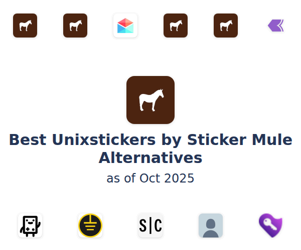 Best Unixstickers by Sticker Mule Alternatives