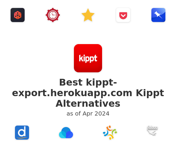 Best kippt-export.herokuapp.com Kippt Alternatives
