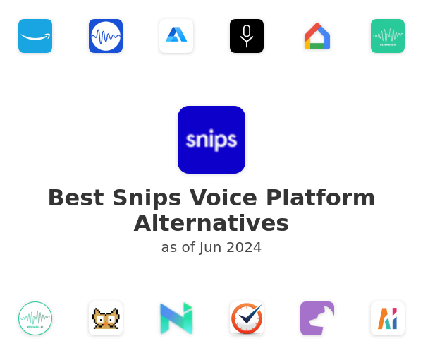Best Snips Voice Platform Alternatives