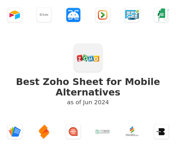 Best Zoho Sheet for Mobile Alternatives