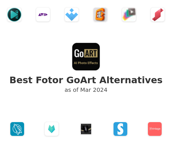 Best Fotor GoArt Alternatives